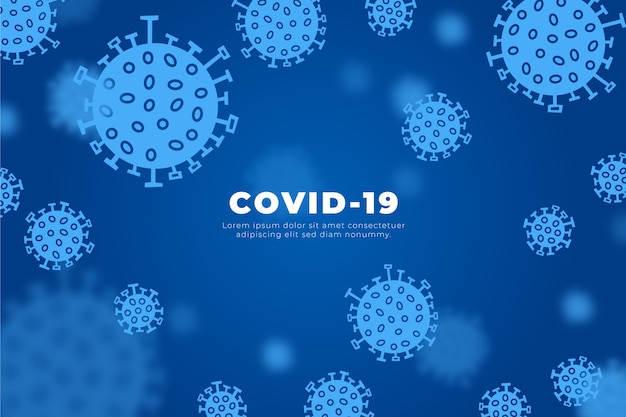 Covid-19 concept virus design | Free Vector