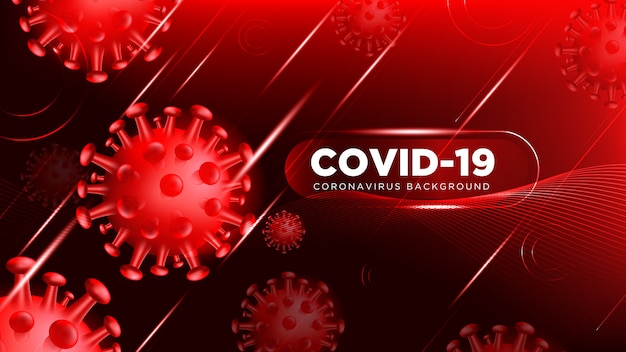 Covid-19 coronavirus background | Free Vector