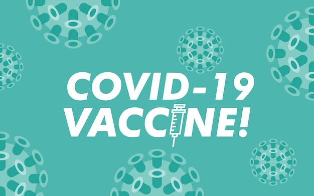 Premium Vector | Covid-19 vaccine logo template, corona virus vaccine ...