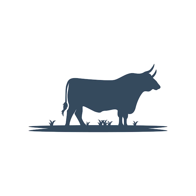 Download Cow silhouette Vector | Premium Download