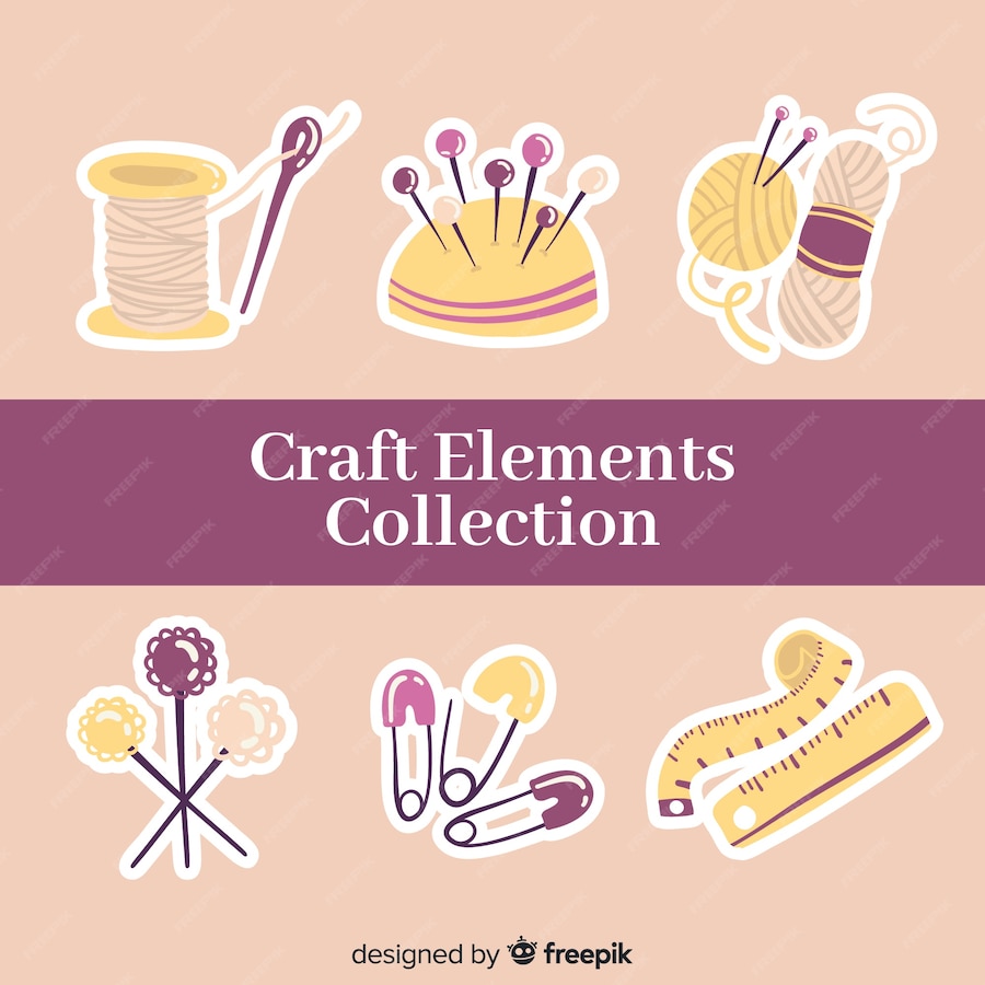 Free Vector Craft element collection