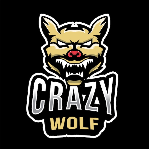Download Free Crazy Wolf Esport Logo Template Premium Vector Use our free logo maker to create a logo and build your brand. Put your logo on business cards, promotional products, or your website for brand visibility.