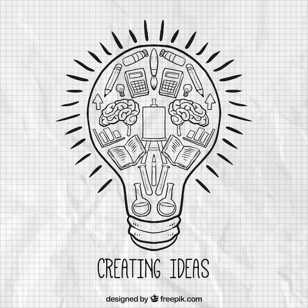 Download Free Vector | Creating ideas concept