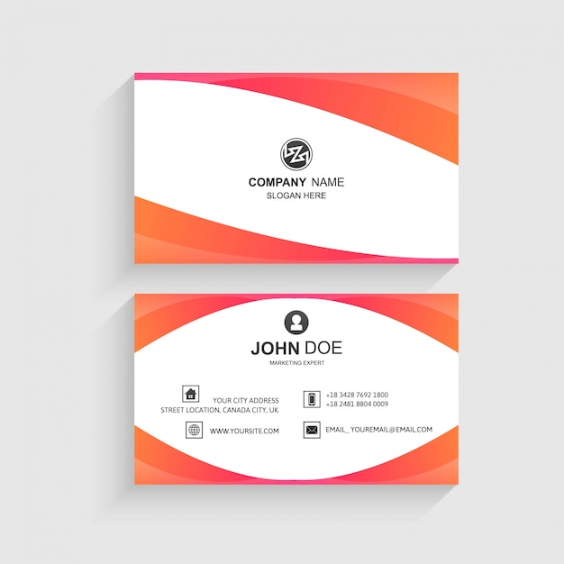 Creative and Clean Vector Business Card\
Template