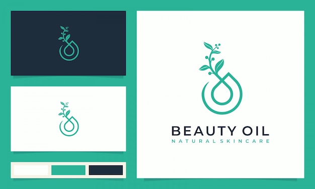 Download Free Creative Beauty Oil Skin Care Logo Design Premium Vector Use our free logo maker to create a logo and build your brand. Put your logo on business cards, promotional products, or your website for brand visibility.