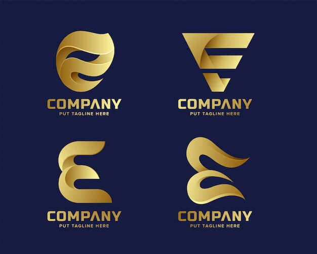 Download Free Creative Business Golden Letter Initial E Logo Collection Use our free logo maker to create a logo and build your brand. Put your logo on business cards, promotional products, or your website for brand visibility.