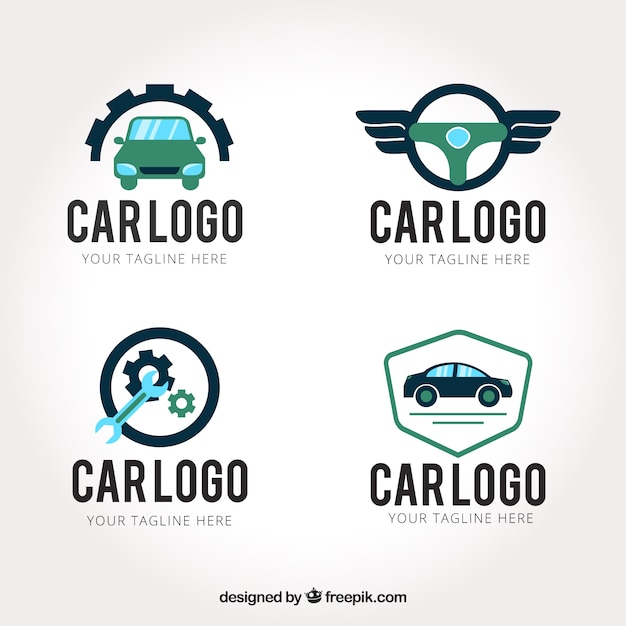Creative car logo set Vector | Free Download