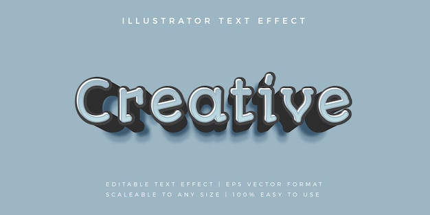 Premium Vector | Creative casual text style font effect