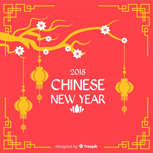 Free Vector | Creative chinese new year background