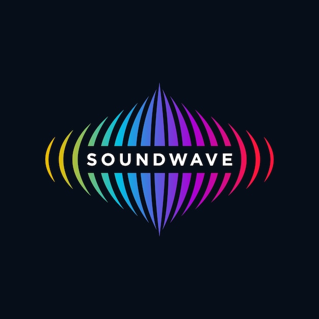 Premium Vector | Creative colorful sound waveform illustration design