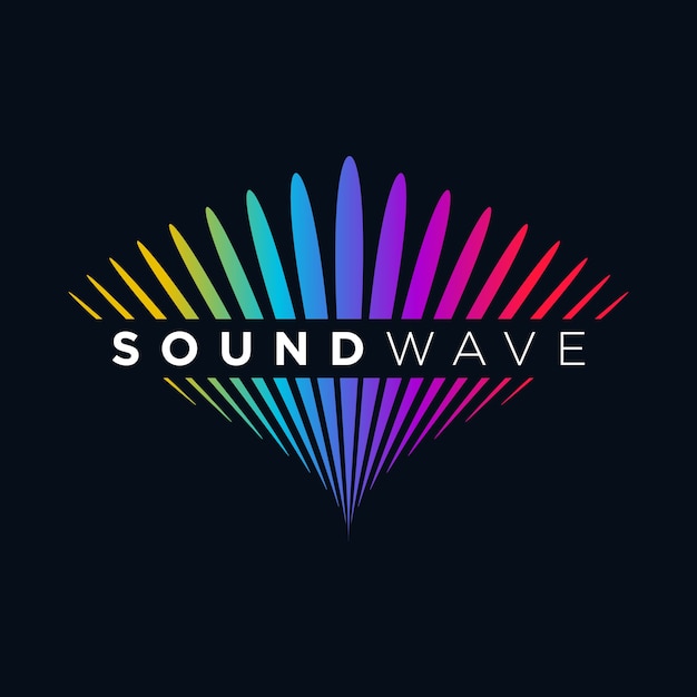 Premium Vector | Creative colorful sound waveform illustration design