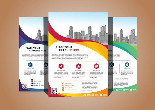 Creative cover layout brochure magazine catalog flyer for event Premium Vector