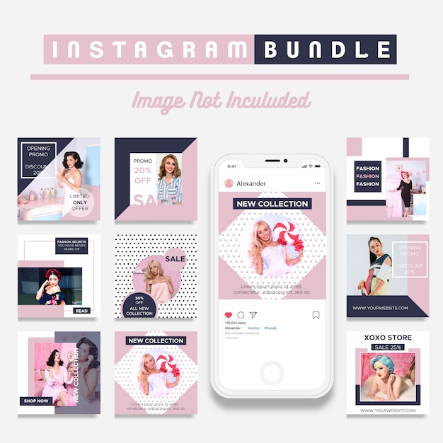 Creative discount instagram post template Vector | Premium Download