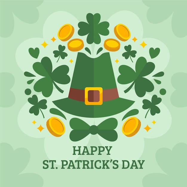 Free Vector | Creative flat design st. patrick's day