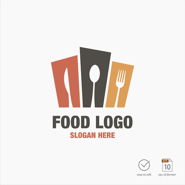 Premium Vector Creative Food Logo Design
