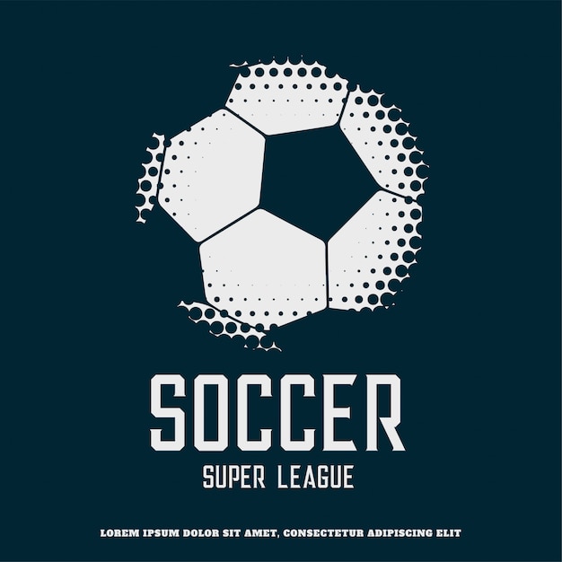 Download Free Creative Football Design Made With Halftone Premium Vector Use our free logo maker to create a logo and build your brand. Put your logo on business cards, promotional products, or your website for brand visibility.