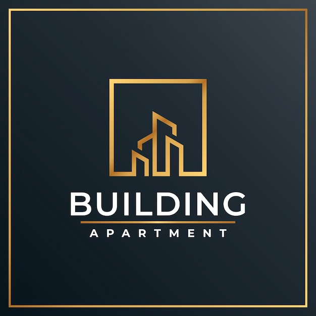 Download Free Creative Golden Luxury Building Logo Design Premium Vector Use our free logo maker to create a logo and build your brand. Put your logo on business cards, promotional products, or your website for brand visibility.