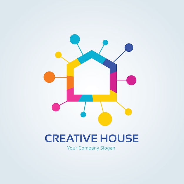 Download Free Creative House Logo Real Esate Logo Vector Logo Template Use our free logo maker to create a logo and build your brand. Put your logo on business cards, promotional products, or your website for brand visibility.