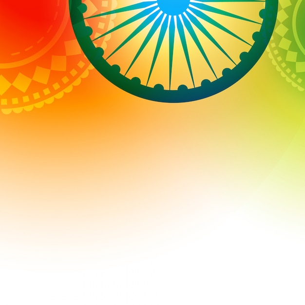 Download Vector - Creative indian flag made of circles - Vectorpicker