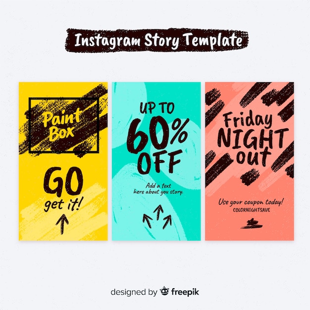 Free Vector | Creative instagram stories collection