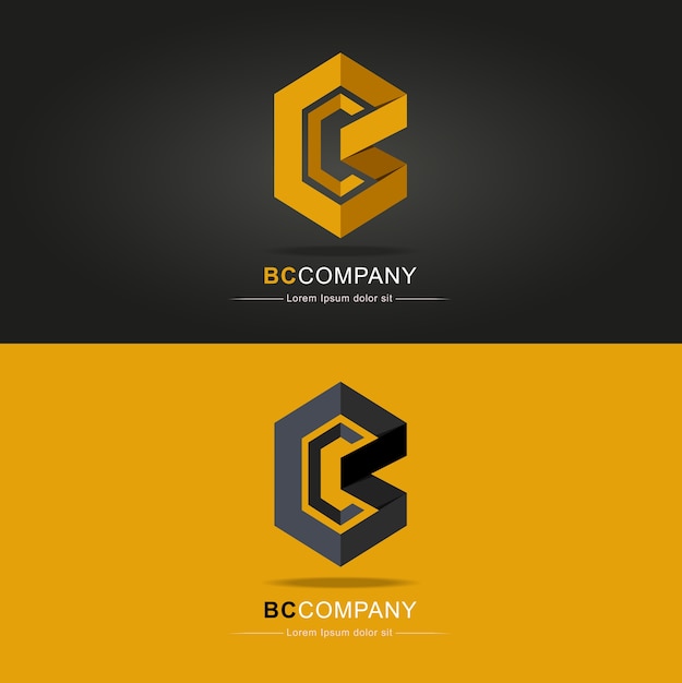Download Free Creative Letter Bc Logo Design Vector Template B C Letter Logo Use our free logo maker to create a logo and build your brand. Put your logo on business cards, promotional products, or your website for brand visibility.