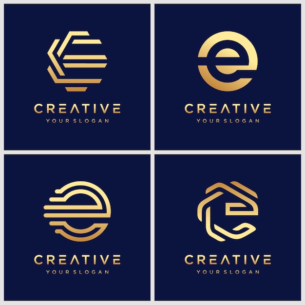 Download Free Creative Letter E Logo Design Template Premium Vector Use our free logo maker to create a logo and build your brand. Put your logo on business cards, promotional products, or your website for brand visibility.