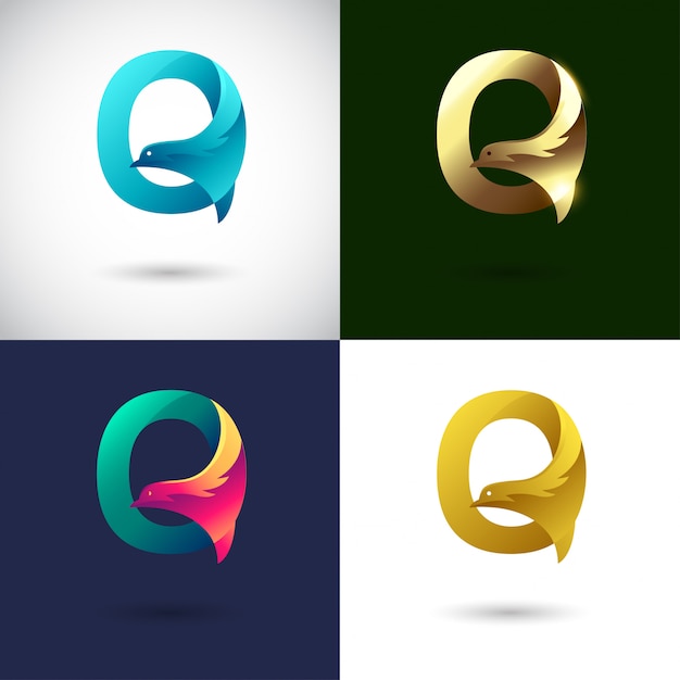 Download Free Creative Letter Q Logo Design Premium Vector Use our free logo maker to create a logo and build your brand. Put your logo on business cards, promotional products, or your website for brand visibility.