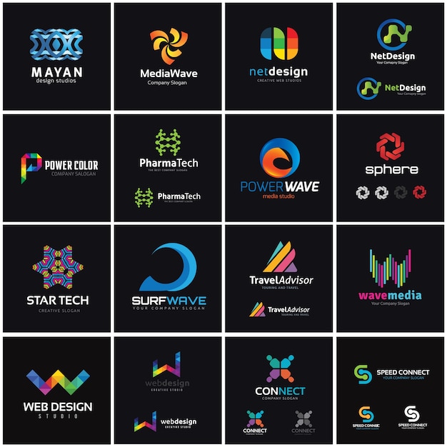 Download Logo Design Ideas For It Company PSD - Free PSD Mockup Templates