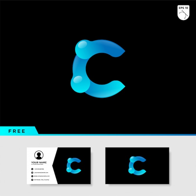 Download Free Creative Logo Of Letter C With Gradient Color Premium Vector Use our free logo maker to create a logo and build your brand. Put your logo on business cards, promotional products, or your website for brand visibility.