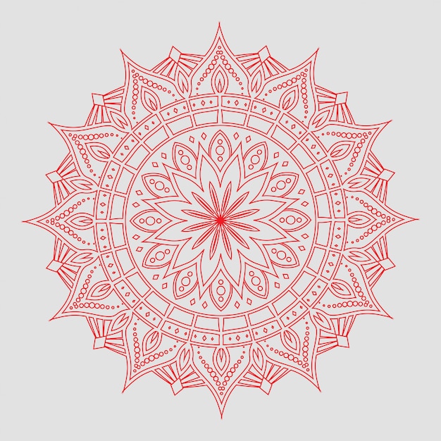 Download Creative luxury mandala background | Premium Vector