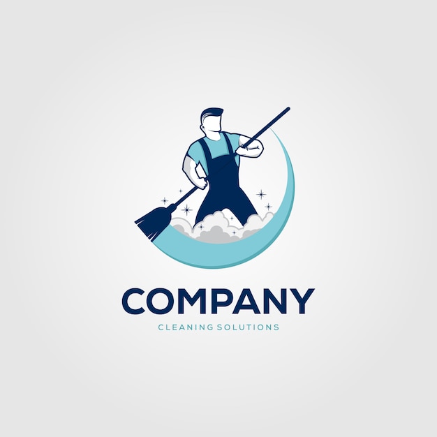Download Cleaning Company Logo Pictures PSD - Free PSD Mockup Templates