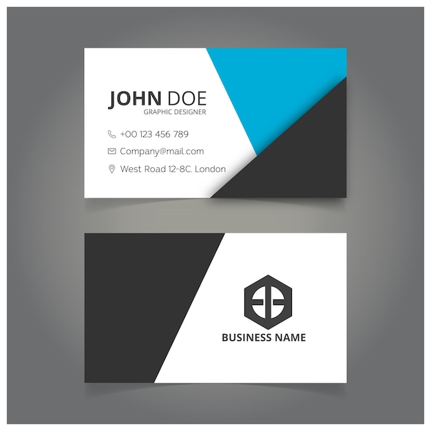 Creative minimal business card