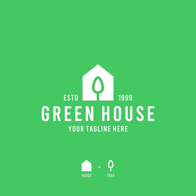 Download Free Creative Modern Green House Logo Design Premium Vector Use our free logo maker to create a logo and build your brand. Put your logo on business cards, promotional products, or your website for brand visibility.