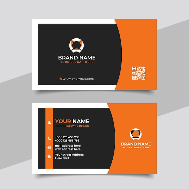 Premium Vector | Creative modern professional business card vector design