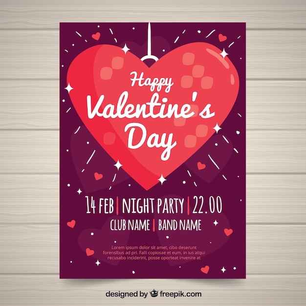 Free Vector | Creative modern valentine cover