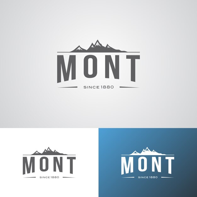 Download Free Creative Mont Adventure Brand Logo Design Template Premium Vector Use our free logo maker to create a logo and build your brand. Put your logo on business cards, promotional products, or your website for brand visibility.