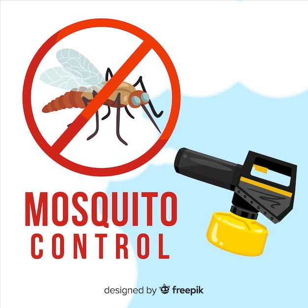 Free Vector Creative mosquito control design
