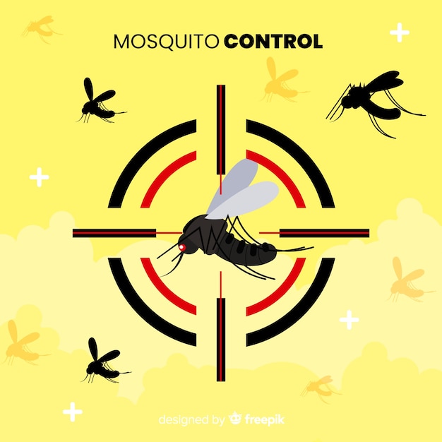Premium Vector Creative mosquito control design