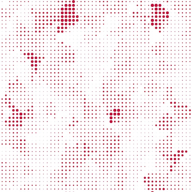 Free Vector | Creative red and white halftone background