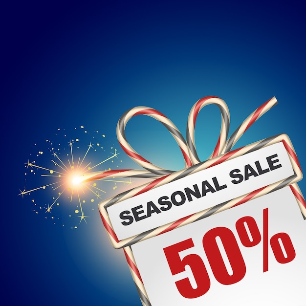 Creative seasonal sale design