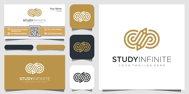 Download Free Creative Symbol Infinity With Pencil Concept Logo Inspiration And Use our free logo maker to create a logo and build your brand. Put your logo on business cards, promotional products, or your website for brand visibility.