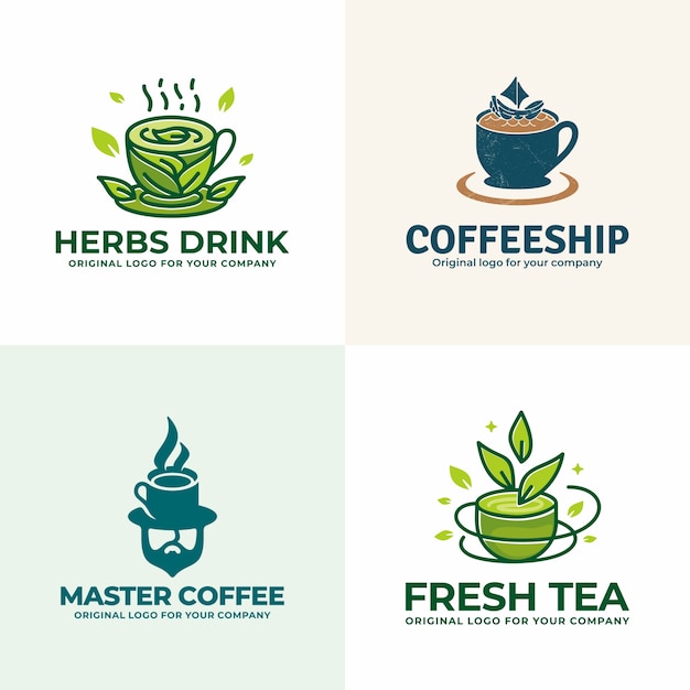 Download Free Creative Unique Drink Logo Collection Premium Vector Use our free logo maker to create a logo and build your brand. Put your logo on business cards, promotional products, or your website for brand visibility.