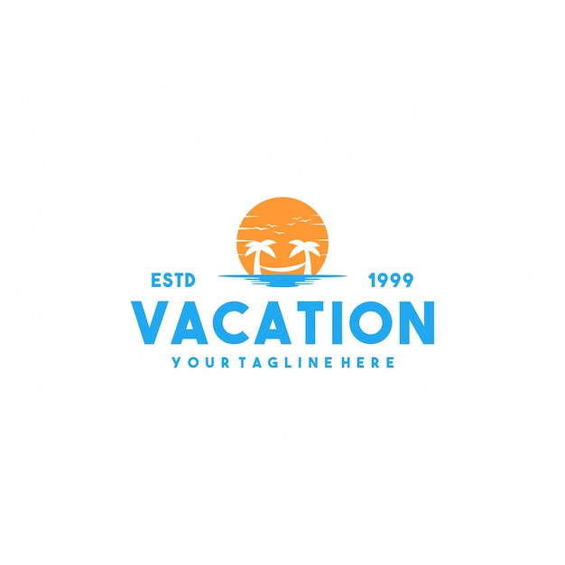 Premium Vector | Creative vacation premium logo design