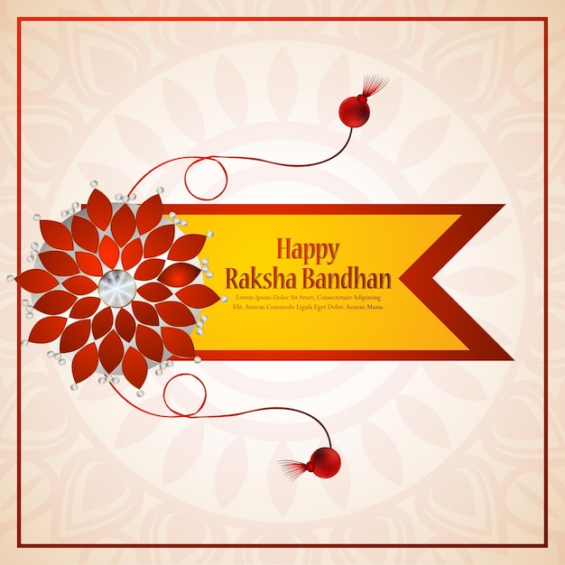 Premium Vector | Creative vector illustration of happy raksha bandhan ...