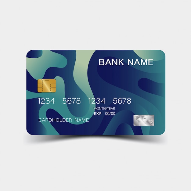 Premium Vector | Credit card template