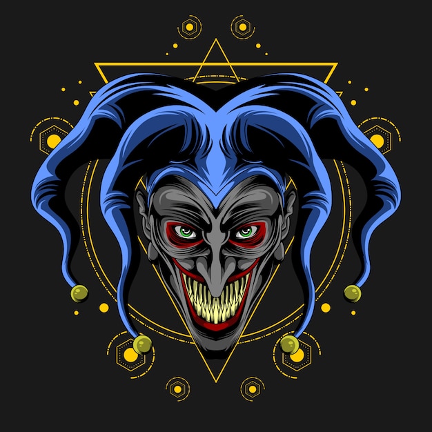 Download Free Creepy Clown Premium Vector Use our free logo maker to create a logo and build your brand. Put your logo on business cards, promotional products, or your website for brand visibility.