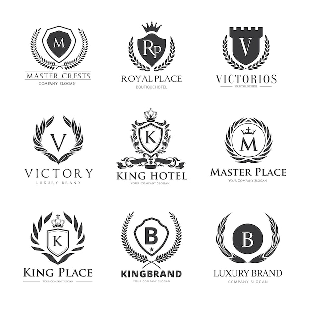 Download Free Image Freepik Com Free Vector Crests Logo Luxur Use our free logo maker to create a logo and build your brand. Put your logo on business cards, promotional products, or your website for brand visibility.