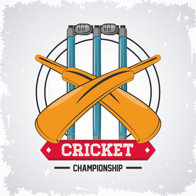Download Free Cricket Championship Game Emblem With Equipment Premium Vector Use our free logo maker to create a logo and build your brand. Put your logo on business cards, promotional products, or your website for brand visibility.