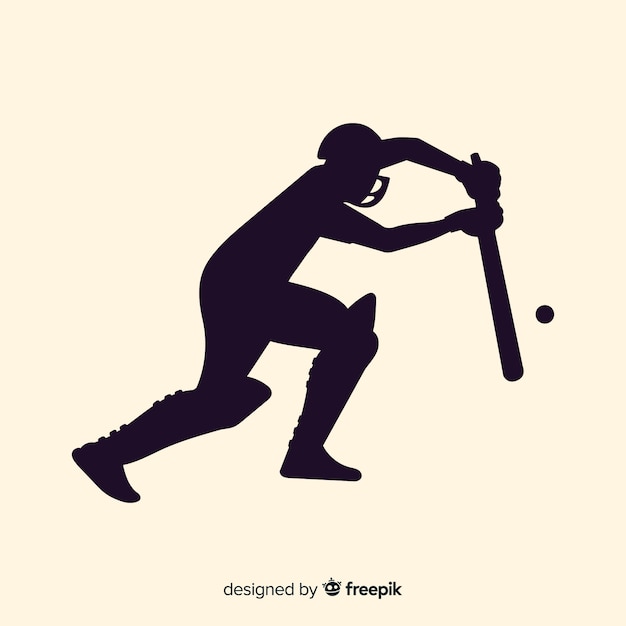 Download Free Cricket Player Silhouette Free Vector Use our free logo maker to create a logo and build your brand. Put your logo on business cards, promotional products, or your website for brand visibility.