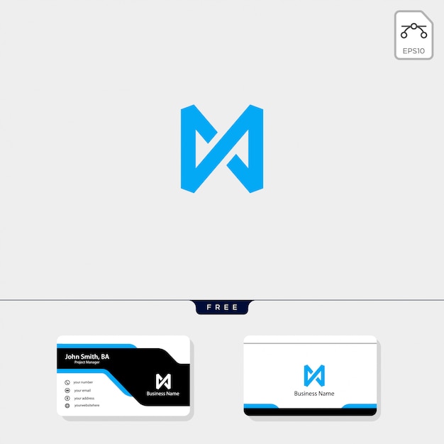 Download Free Cross M Minimal Logo Template Premium Vector Use our free logo maker to create a logo and build your brand. Put your logo on business cards, promotional products, or your website for brand visibility.